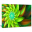 Reproduction d’art sur toile tendue grande vert transparent fractal-20864786