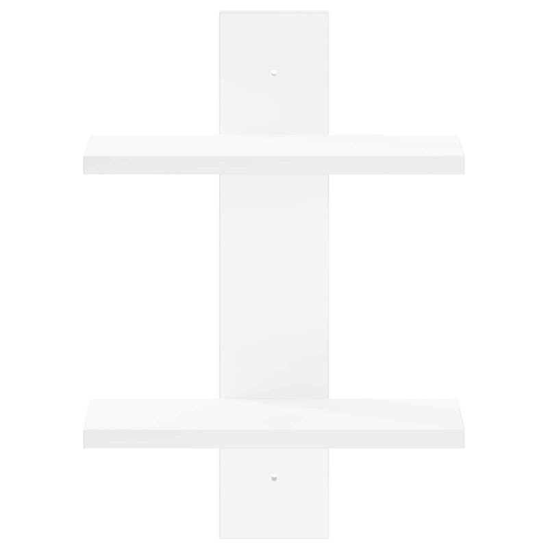 Engineered Wood Wall Shelf, White