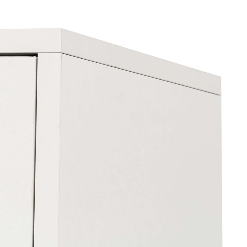 Double Door Bathroom Vanity Mirror Cabinet, Built-In Tissue Slot Multifunctional Storage Cabinet