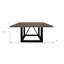 Table de salle à manger carrée 72 po-599196886-599196889
