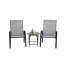 Ensemble de patio 3 pièces avec table pliante et 2 chaises-1317018796