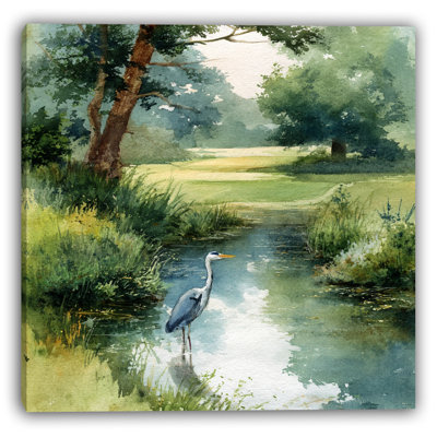 Creekside Morning I — Wrapped Canvas Wall Art, 12x12