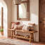 Solid Wood Storage Bench