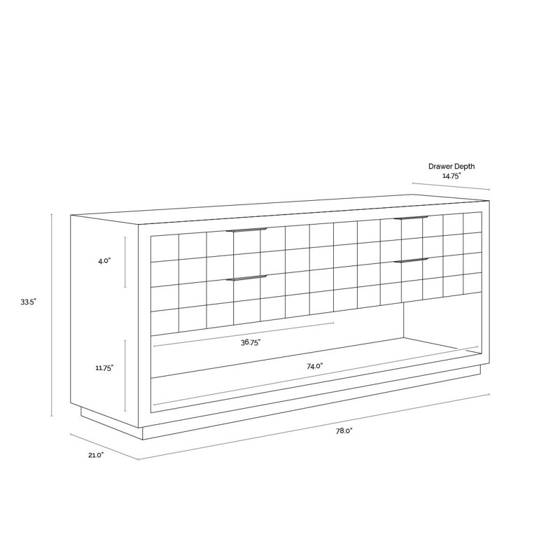 AKAVA 4 - Drawer Dresser