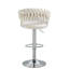 Christal Swivel Upholstered Adjustable Height Counter Stool-922044972-911530841