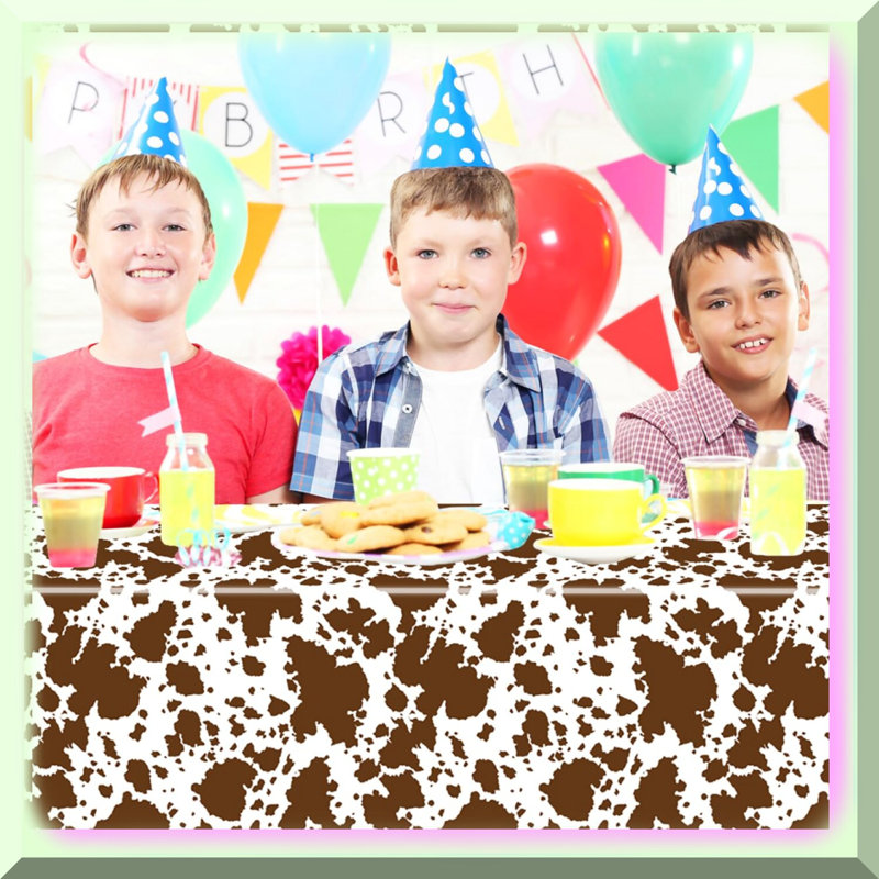 Softball Fiesta Tablecloth Set 4 Pack
