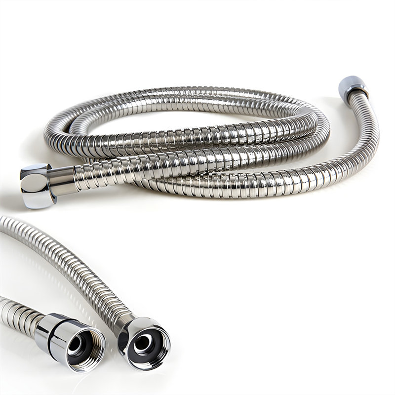 Système de douche à pluie et à pluie Leo en chrome contemporain avec mélangeur thermostatique à 3 voies et douche à main