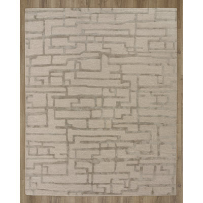 Hand Tufted Wool/Tencel Area Rug