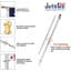 Ensemble de drapeaux en polyester 72 po x 60 po Suzan