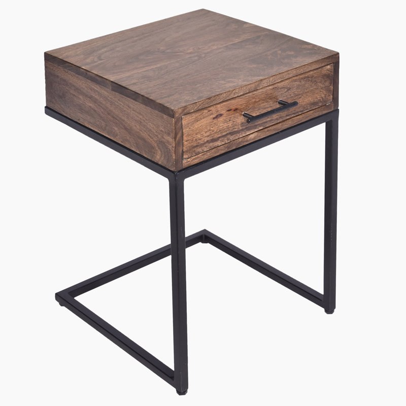 Table de bout avec rangement Juventino