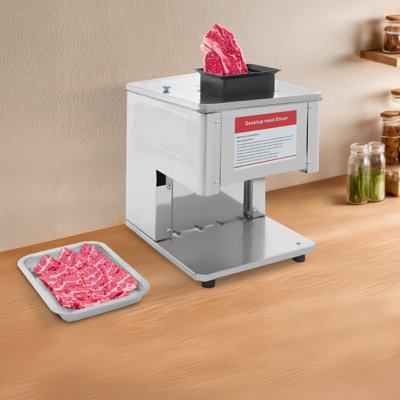 110V 1500W Meat Slicer Tabletop Commercial Meat Cutter Machine Meat Cutter For Pork Chicken Fish