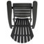 Chaise Adirondack pliable rustique en bois d'acacia pour le confort extérieur-114272337