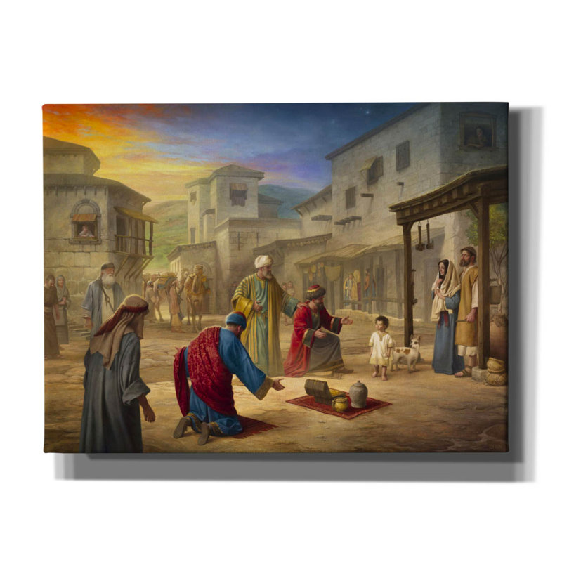«King of Kings» par Howard Lyon, art mural sur toile, L 16 po x H 12 po