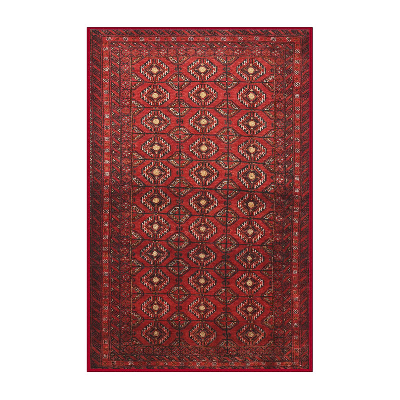 Tapis rouge à motif sud-ouest, Rectangle 8 pi x 10 pi