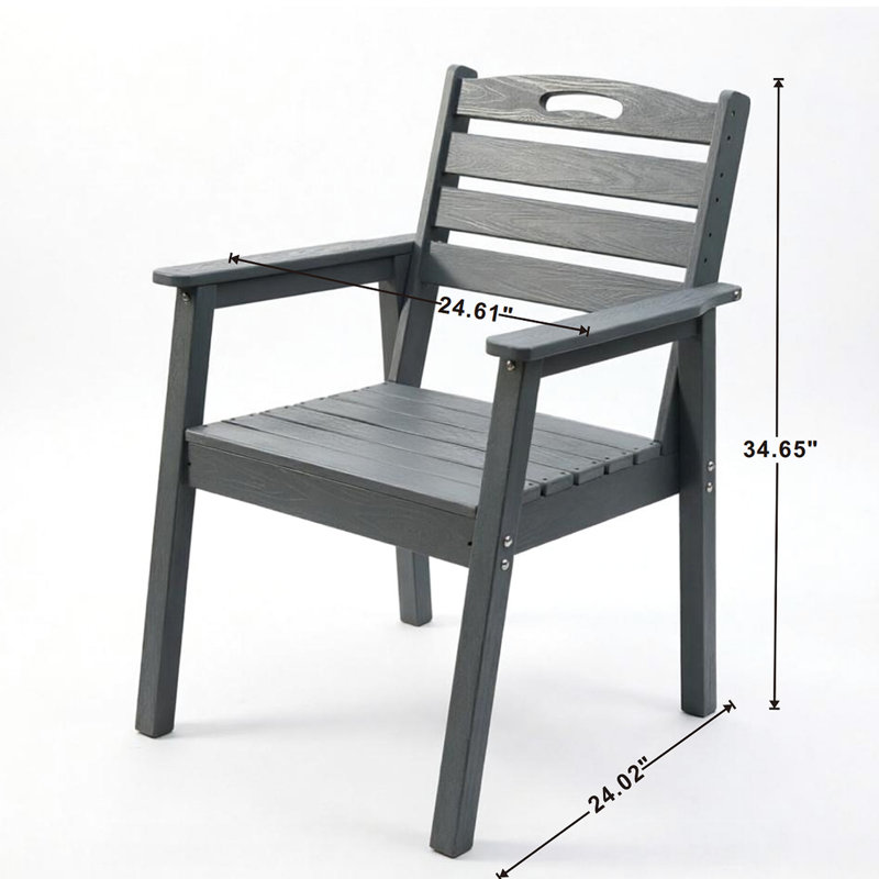 Chaise de loisir d'extérieur, noire, aux lignes lisses, stable et sécuritaire, adaptée aux arrière-cours, confortable et idéale pour les balcons