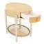 Camellia Field Caramel End Table