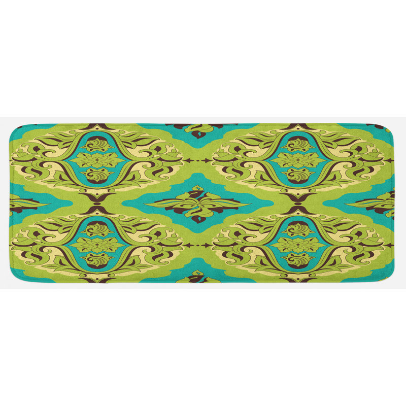 Eclectic Synthetic Kitchen Mat