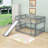 Eloria Full Over Full Standard Bunk Bed with Slide-165316206