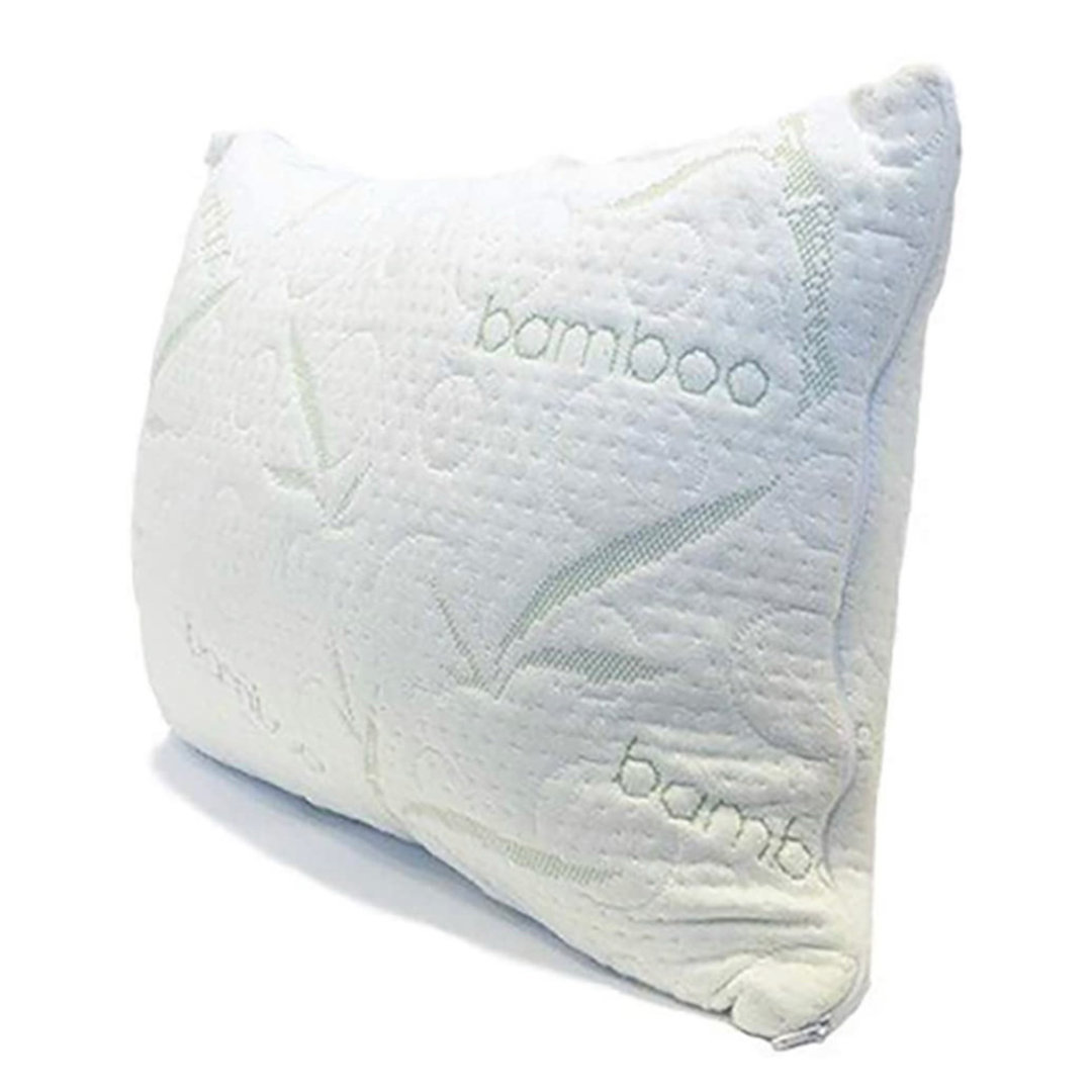 Bamboo Travel Pillow - Premium Memory Foam & Cooling Cover WW Sheets