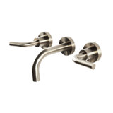 Cigno Wall Mounted Bathroom Faucet with Drain Assembly