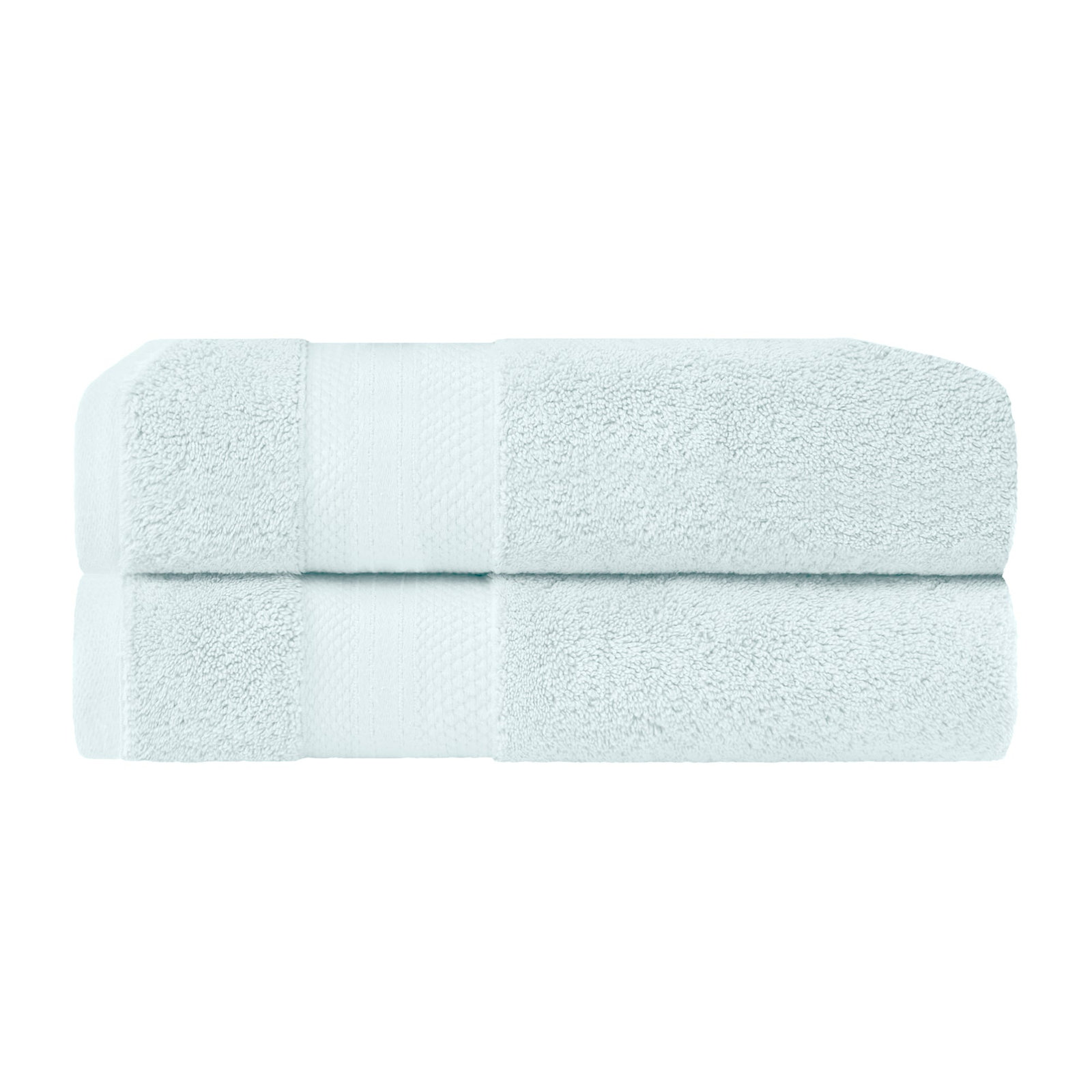 Finnian Turkish Cotton Bath Towel, Dusty Aqua, Bath Towels - 2 Pack