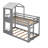 Ahman Kids Twin Over Twin Bunk Bed-1491652205