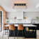 5-Light Metal Flush Mount Rectangular Ceiling Light