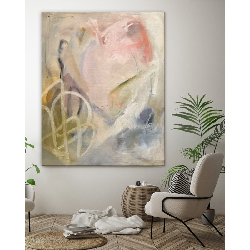 «Heartstrings» par Katie Ré Scheidt, Toile tendue, H 35 po x l 30 po
