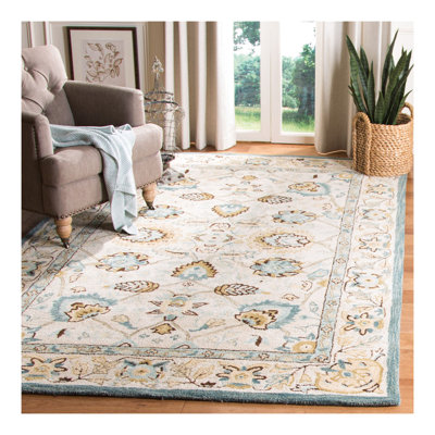 Tapis oriental en laine touffeté à la main Wangi