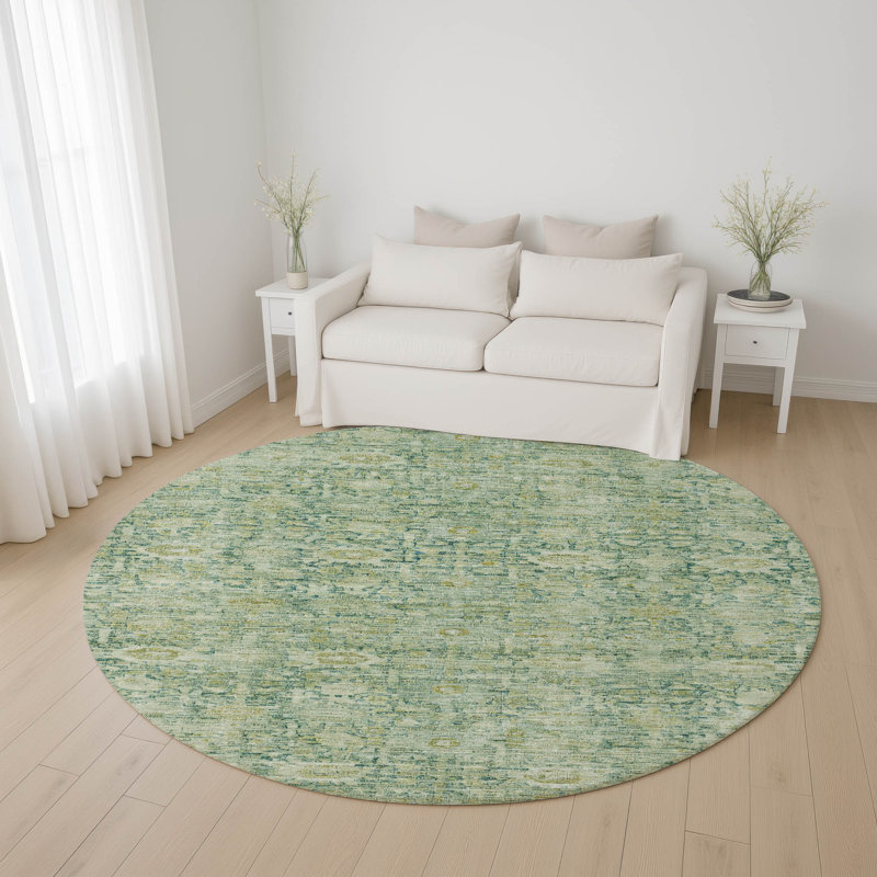 Premium Machine Washable Verlin AMF1774 Modern Rug, Round 8'
