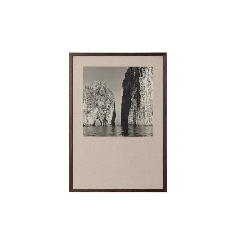COASTAL VIBES I - 28" X 40" - DEEP BROWN FRAME