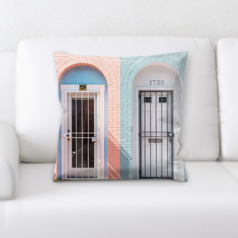 Housse et insert de coussin carré Sharp Colors