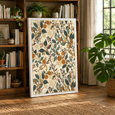 Scattered Study Botanical - Wrapped Canvas