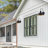 1-Pack Matte Black Gooseneck Barn Lights - Outdoor Wall Sconces with Brass Interior, Weatherproof Farmhouse Lighting for Patio, Porch & Garage-2087518516-2083961117
