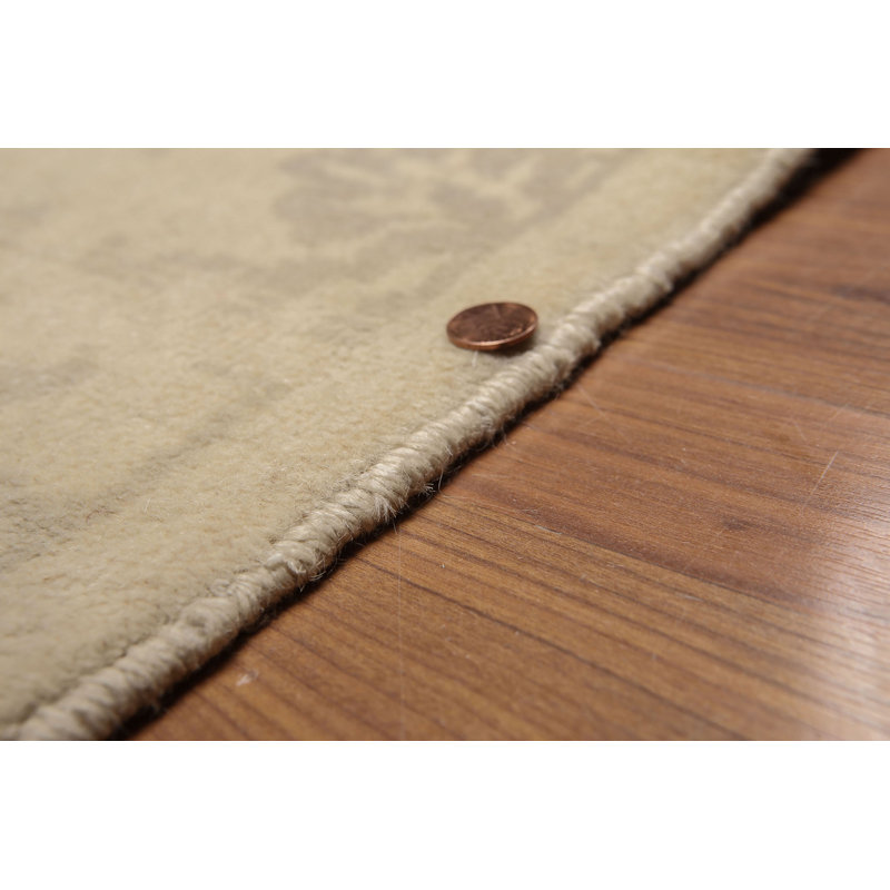 Henking One-of-a-Kind 3' X 6' Runner Wool Area Rug in Beige