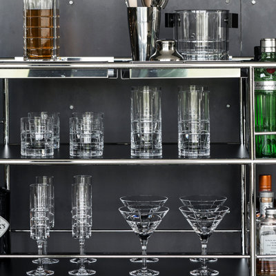 Street Bar Cart 53-Piece Set