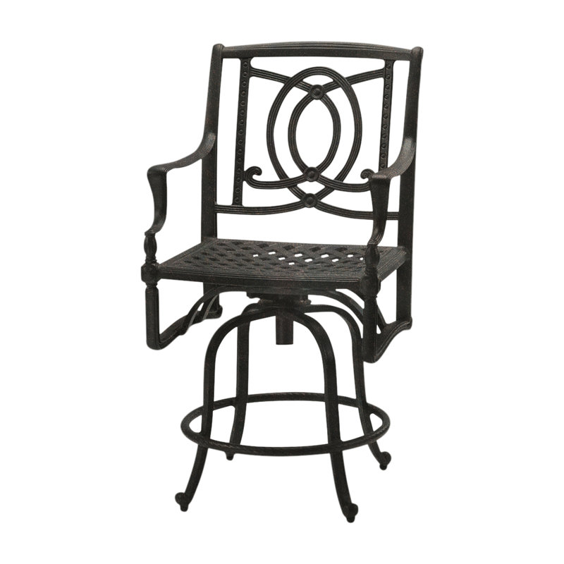 Bel Air 29" Swivel Patio Bar Stool, Shade, 24"