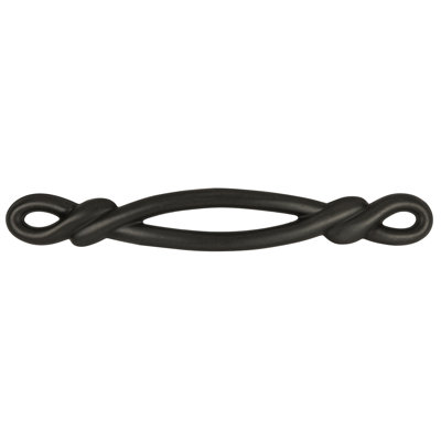French Twist Kitchen Cabinet Handles, Solid Core Drawer Pulls for Cabinet Doors, 3"
