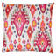 Heavyweight Linen-blend IkatCushion in Pink and Orange-1983089586-1983089588