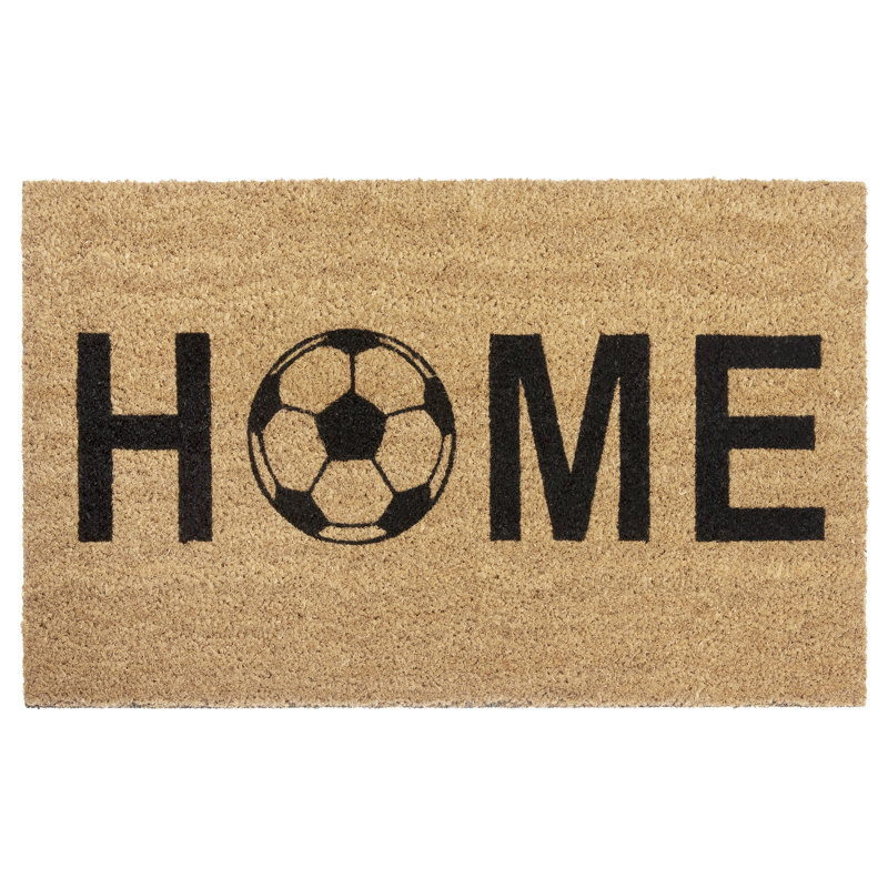Mix Mats Coconut Home Soccer Doormat