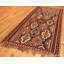 Tapis kilim tribal rétro tissé à plat