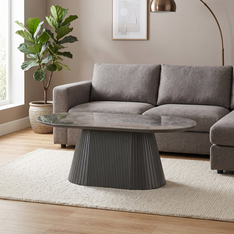 Decie Pedestal Coffee Table
