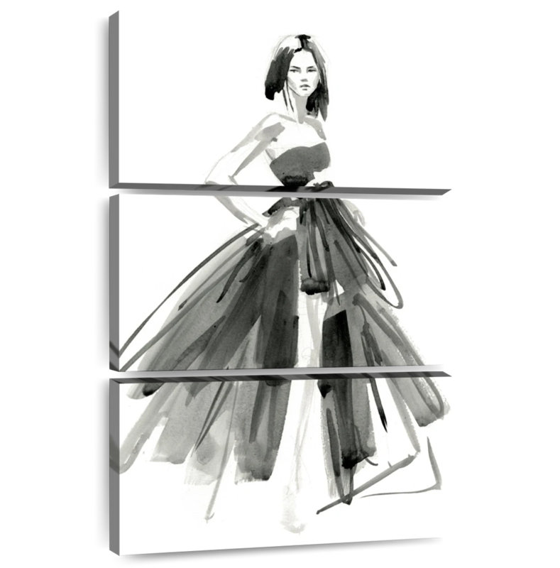 Gestural Evening Gown I