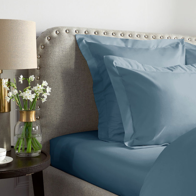 1000 Thread Count Sateen Oxford Pillowcase, Teal