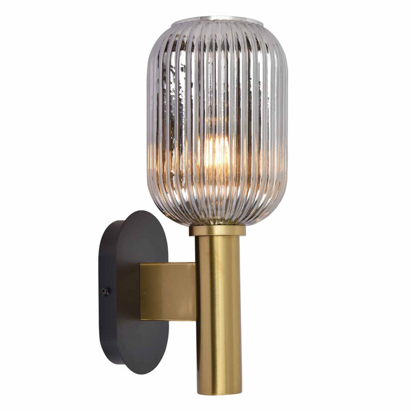 Alyia Steel Wallchiere, Smoked Glass