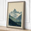 Alpine Wilderness Japandi - Wrapped Canvas-376421452-376421453