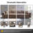 82.7 " Plush Corduroy 3-Seat Sofa,Modern Comfy Upholstered Sofa Cloud Couch,Deep Seat Couches With Soft Pillows,Convertible Deep Seat Sofa Lounge Chair-1621229559