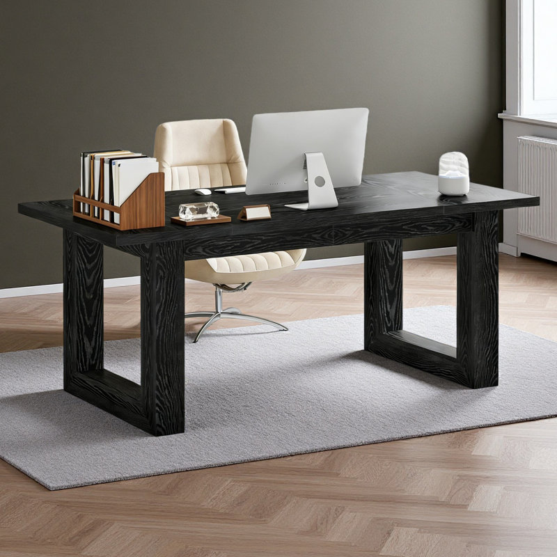 Office Desk,Computer Desk,Executive Desk, Black