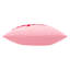 Sunday Pink Rectangular Throw Cushion With Filling