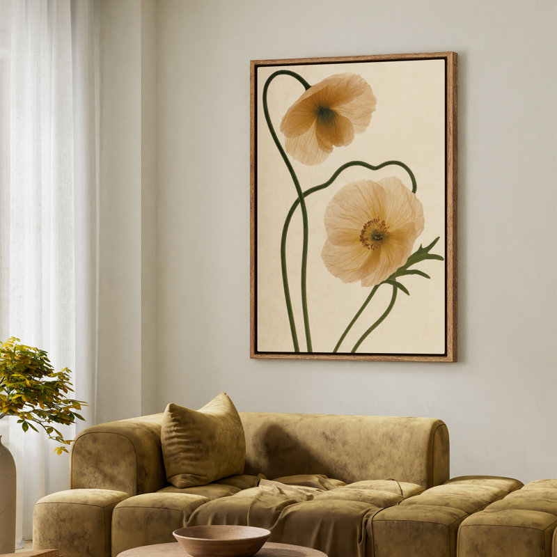 Art mural encadré, impressions murales rétro pour chambre à coucher, Naturel, H 36 po x l 24 po